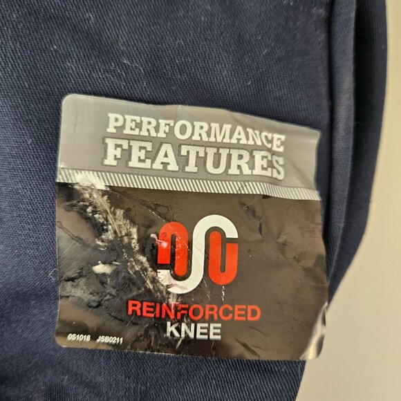 Dickies Boys Classic Fit Pants Reinforced Knee Size 12 Husky Navy Blue School - Picture 9 of 11